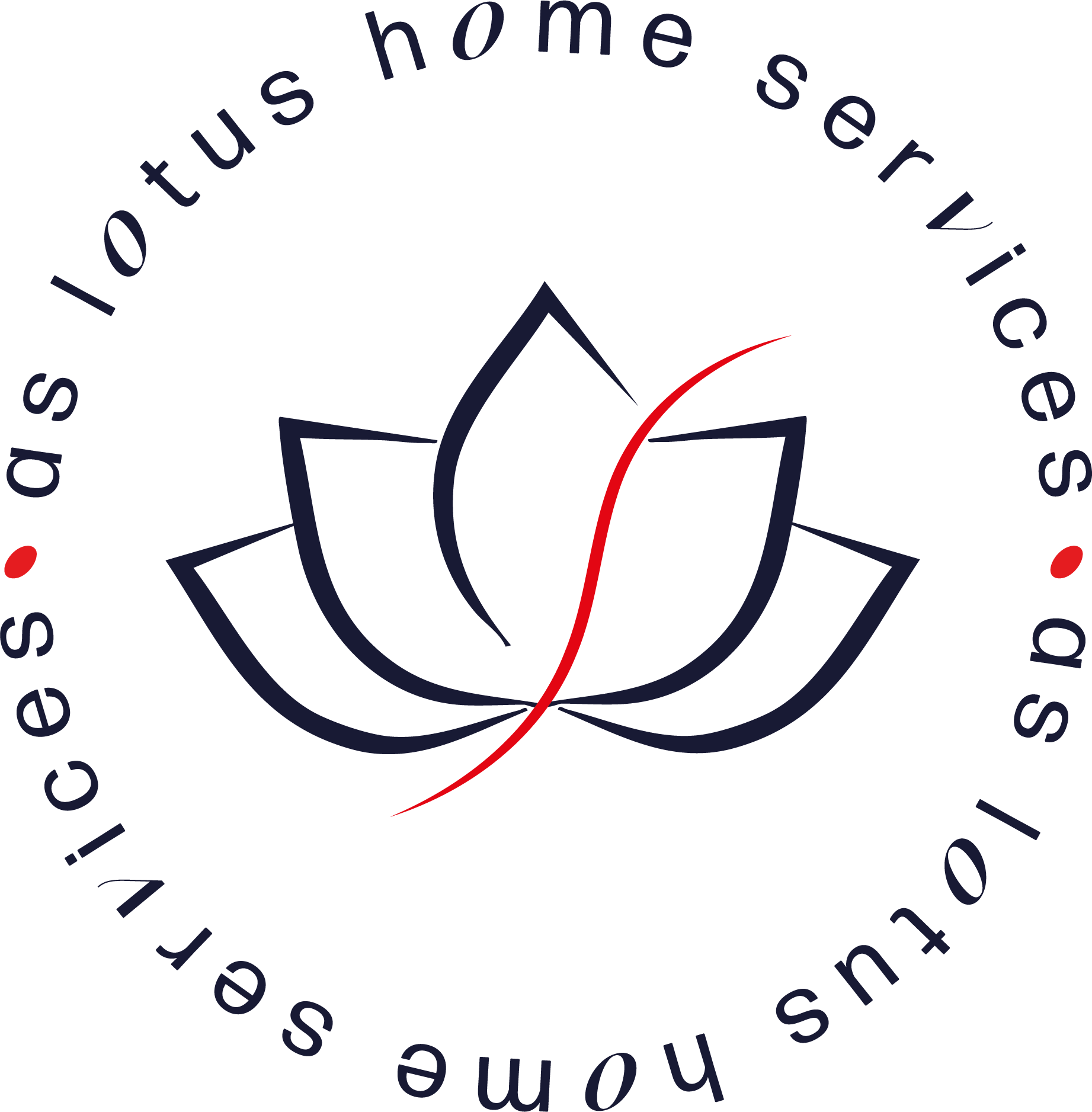 As Lotus cleaner wearing a navy-blue apron with logo, holding cleaning products, representing professional home cleaning services in Dubai